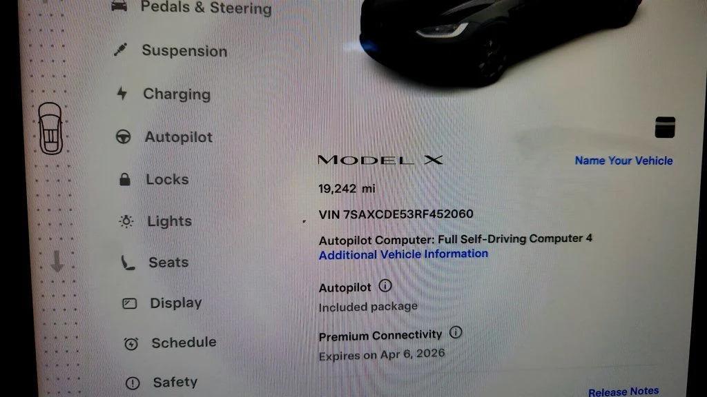 used 2024 Tesla Model X car, priced at $64,995