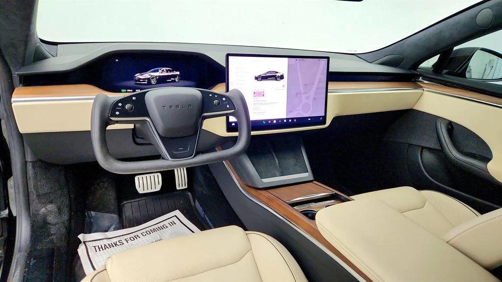 used 2021 Tesla Model S car, priced at $41,195