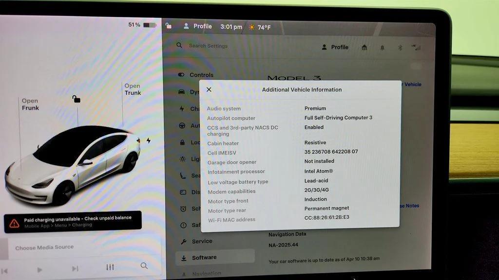 used 2020 Tesla Model 3 car, priced at $22,995