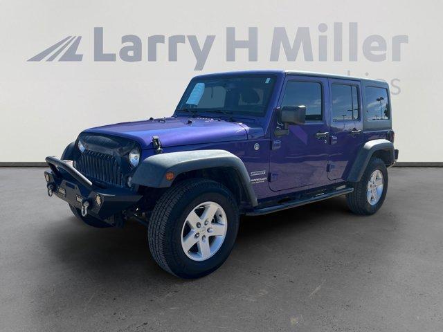 used 2017 Jeep Wrangler Unlimited car, priced at $19,467