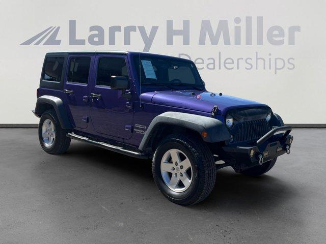used 2017 Jeep Wrangler Unlimited car, priced at $19,467