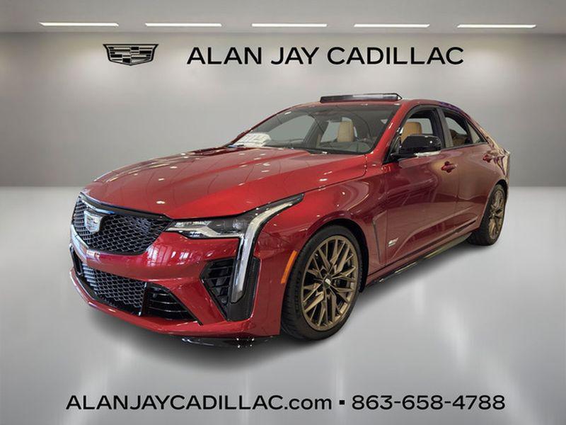 new 2026 Cadillac CT4-V car, priced at $79,195