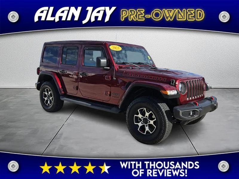 used 2021 Jeep Wrangler Unlimited car, priced at $39,900