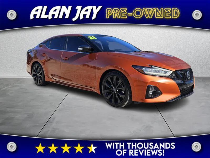 used 2021 Nissan Maxima car, priced at $23,975