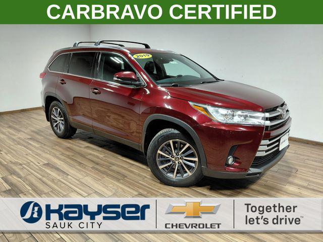 used 2019 Toyota Highlander car, priced at $27,400