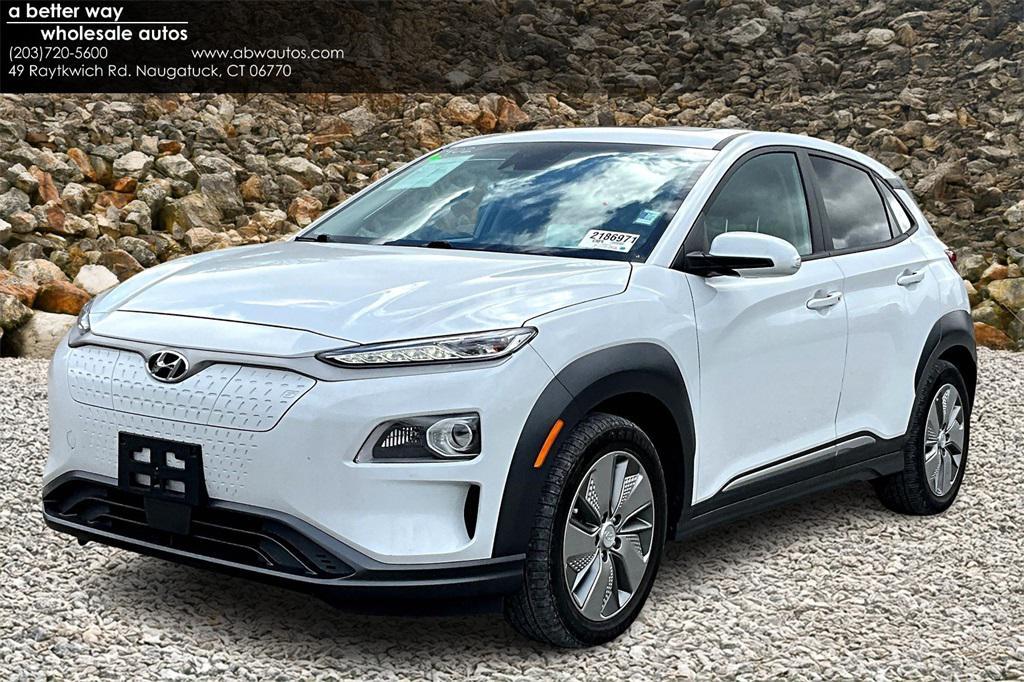used 2021 Hyundai Kona EV car, priced at $13,995