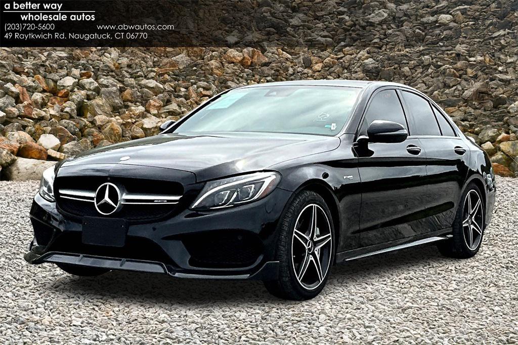 used 2017 Mercedes-Benz AMG C 43 car, priced at $21,995