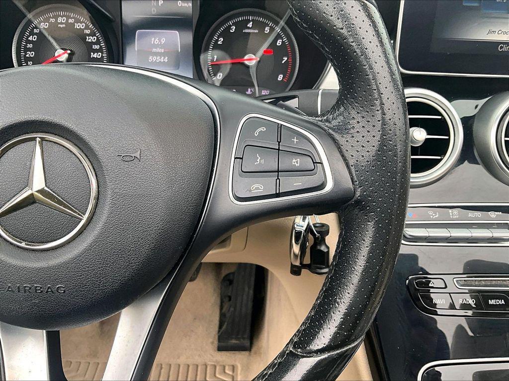 used 2017 Mercedes-Benz C-Class car, priced at $19,995