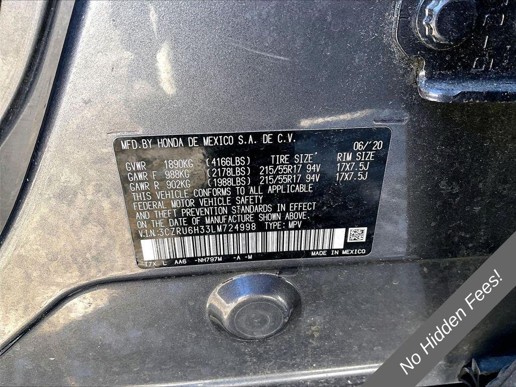 used 2020 Honda HR-V car, priced at $15,985