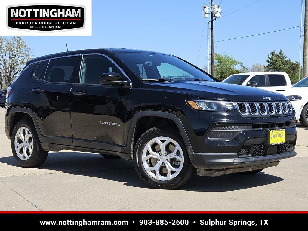 used 2024 Jeep Compass car, priced at $27,890