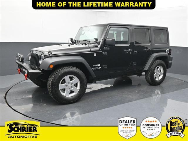 used 2016 Jeep Wrangler Unlimited car, priced at $19,988
