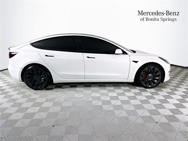 used 2022 Tesla Model 3 car, priced at $27,988
