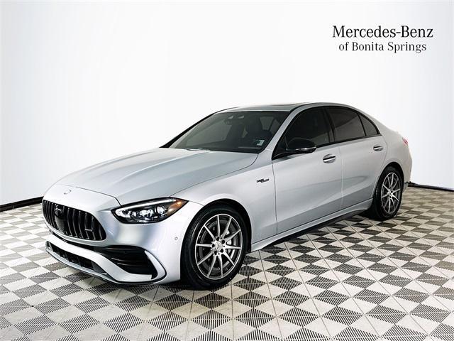 used 2024 Mercedes-Benz AMG C 43 car, priced at $54,233