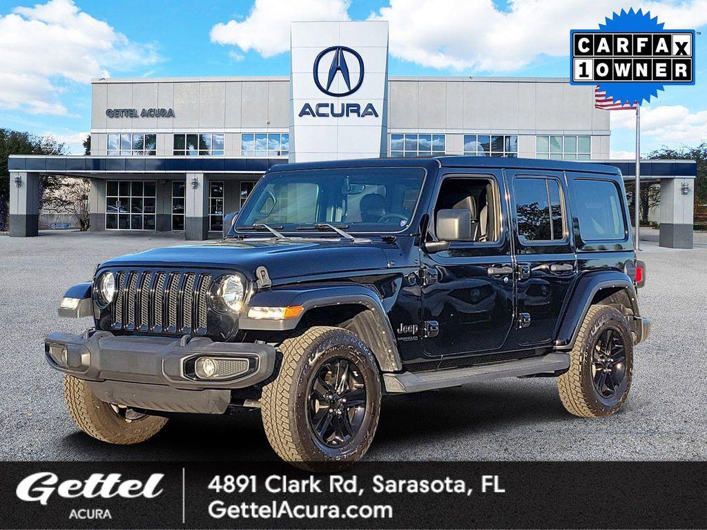 used 2021 Jeep Wrangler Unlimited car, priced at $28,926