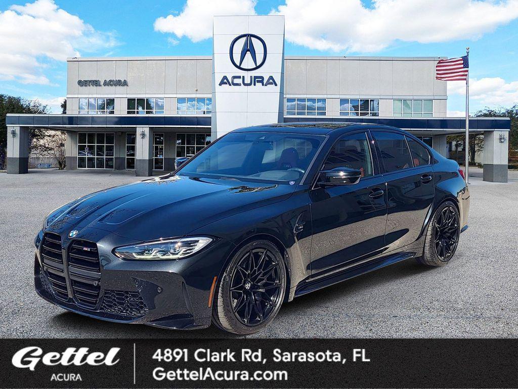 used 2022 BMW M3 car, priced at $70,546