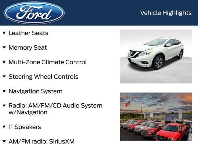 used 2017 Nissan Murano car, priced at $12,528