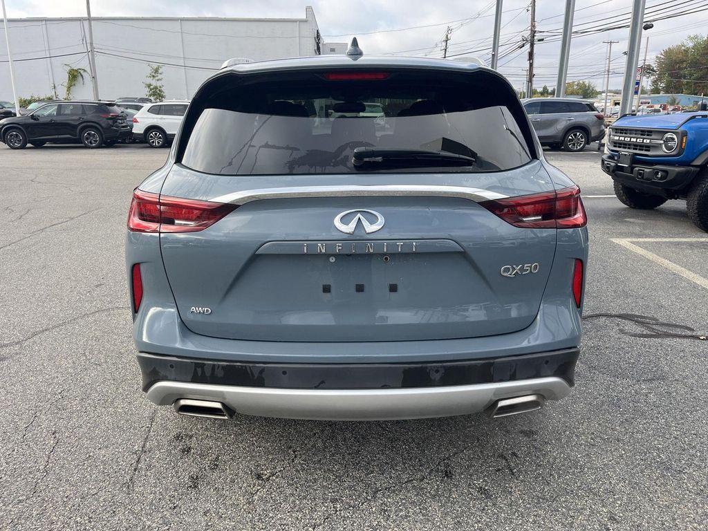 used 2022 INFINITI QX50 car, priced at $28,900