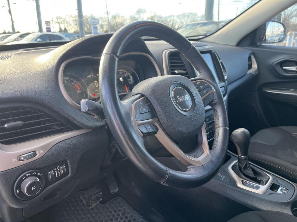 used 2017 Jeep Cherokee car, priced at $13,990