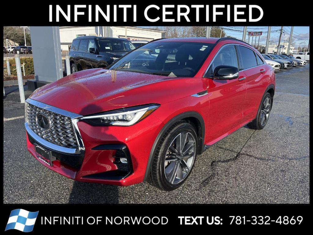 used 2023 INFINITI QX55 car, priced at $33,990