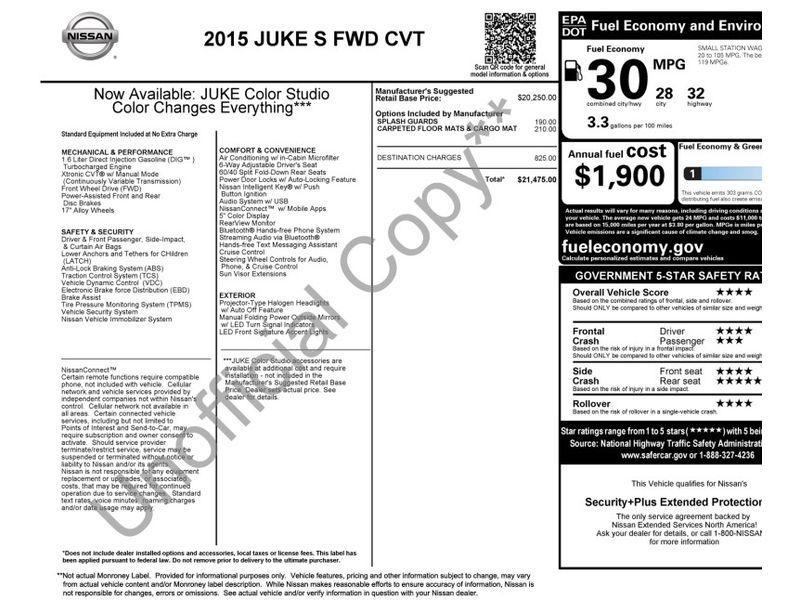 used 2015 Nissan Juke car, priced at $6,900