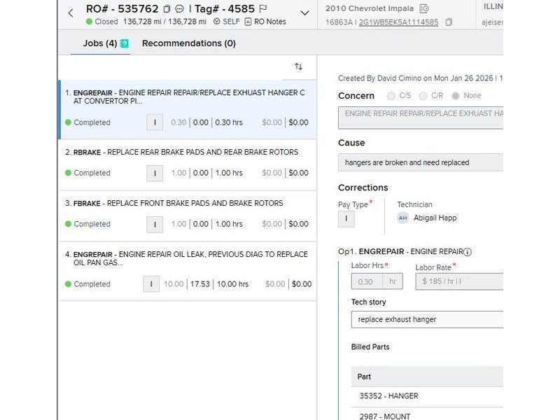 used 2010 Chevrolet Impala car, priced at $6,400