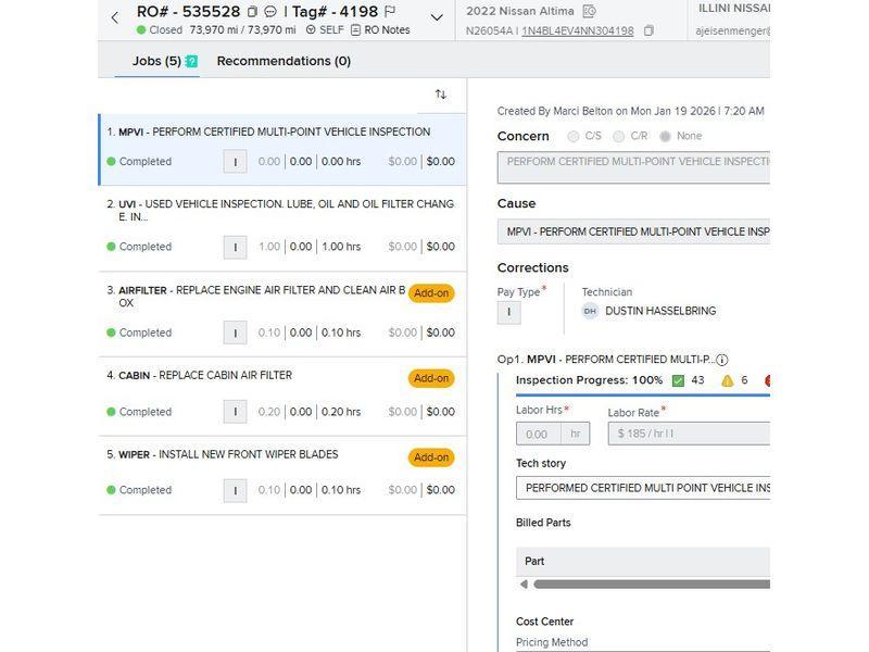 used 2022 Nissan Altima car, priced at $19,888