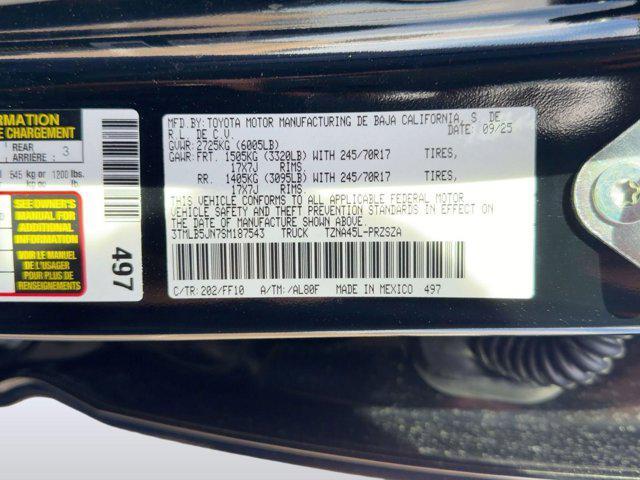 new 2025 Toyota Tacoma car, priced at $43,492