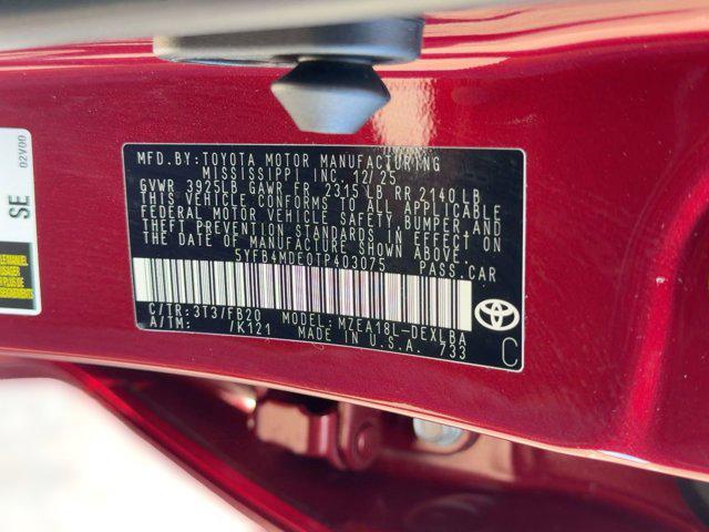 new 2026 Toyota Corolla car, priced at $24,051