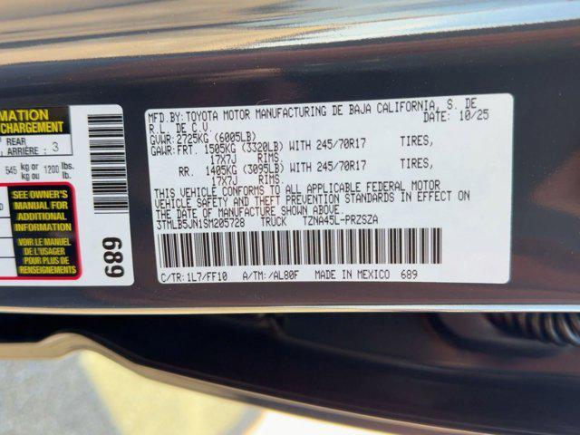 new 2025 Toyota Tacoma car, priced at $42,632