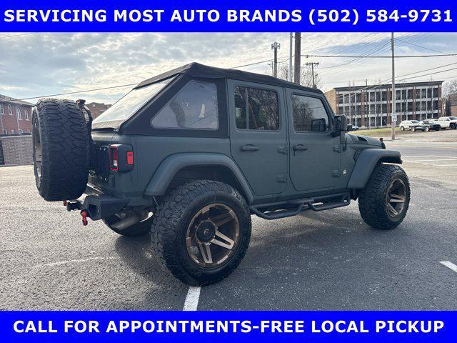 used 2018 Jeep Wrangler Unlimited car, priced at $24,850