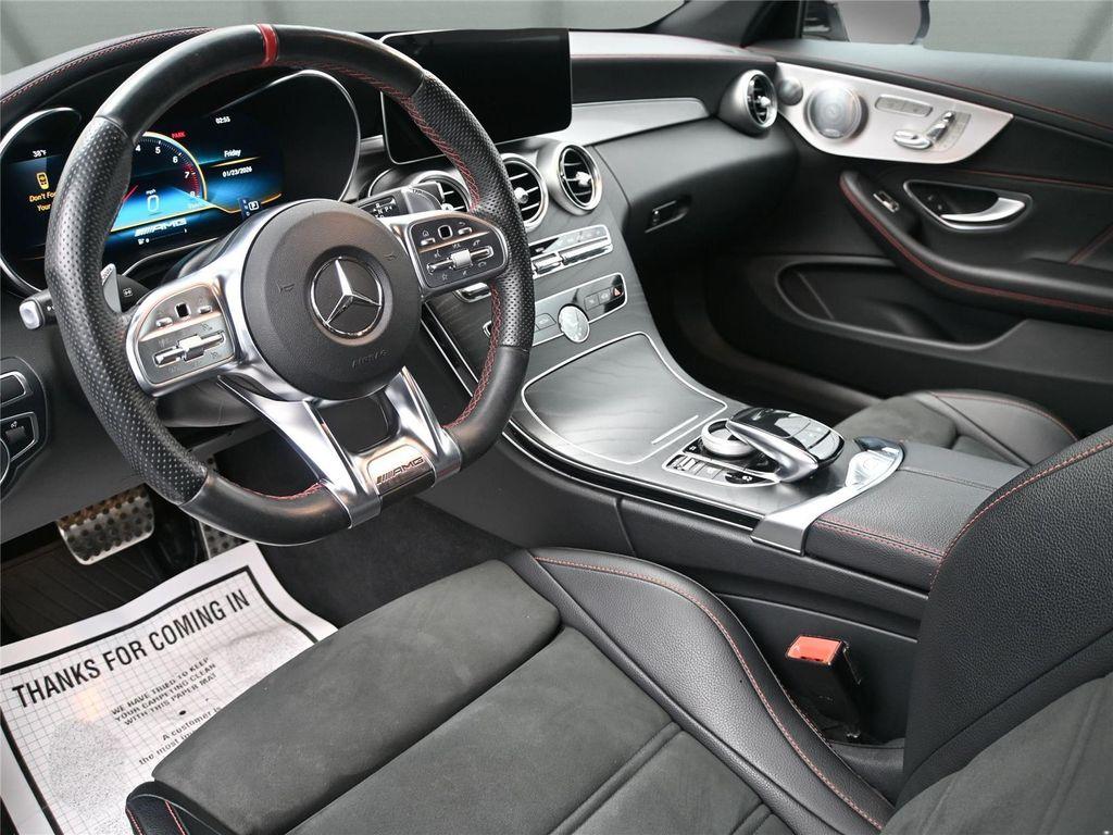 used 2021 Mercedes-Benz AMG C 43 car, priced at $42,500
