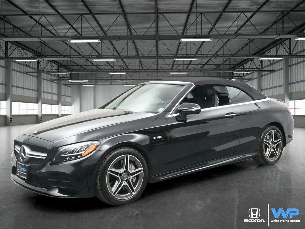 used 2021 Mercedes-Benz AMG C 43 car, priced at $42,500