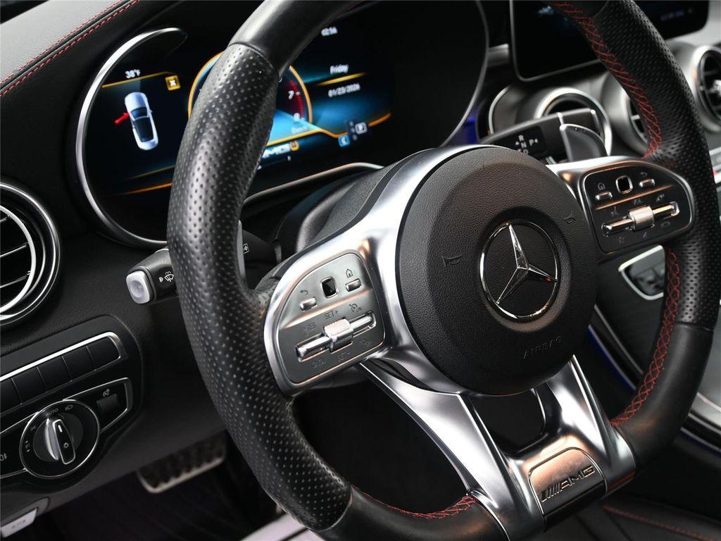 used 2021 Mercedes-Benz AMG C 43 car, priced at $42,500