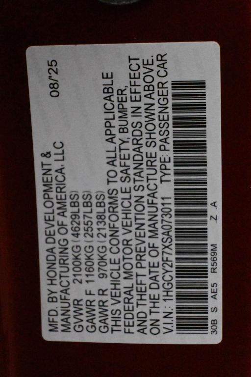 used 2025 Honda Accord Hybrid car, priced at $32,000