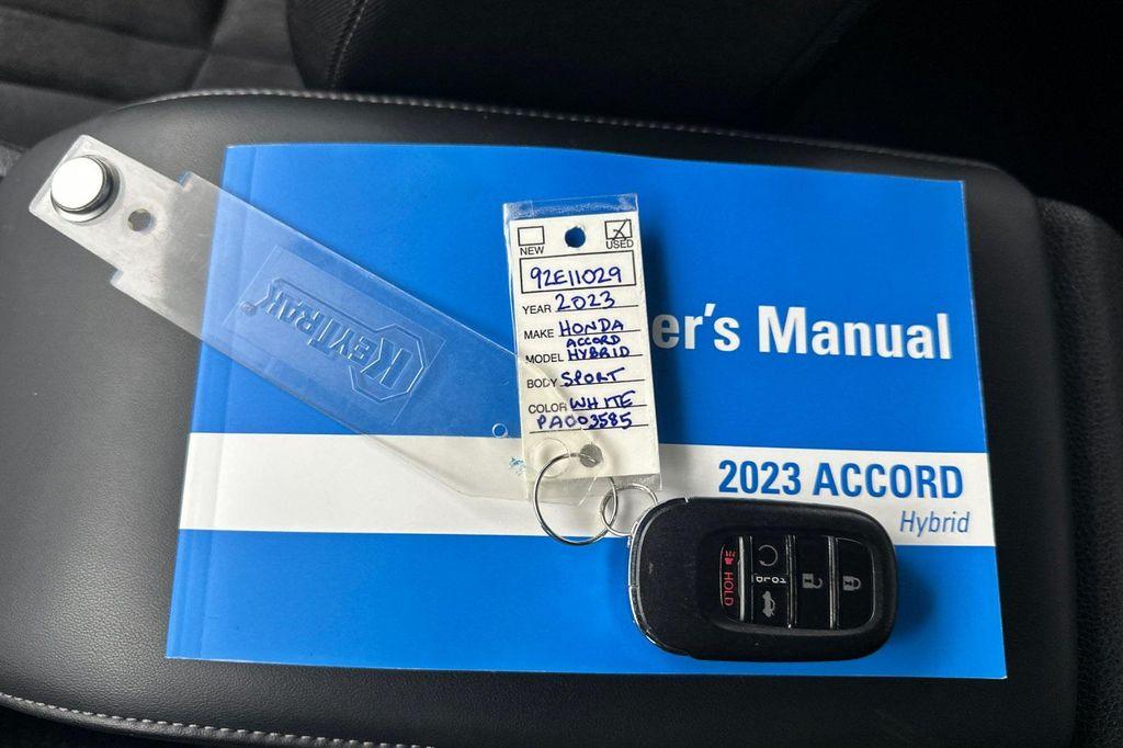 used 2023 Honda Accord Hybrid car, priced at $24,877