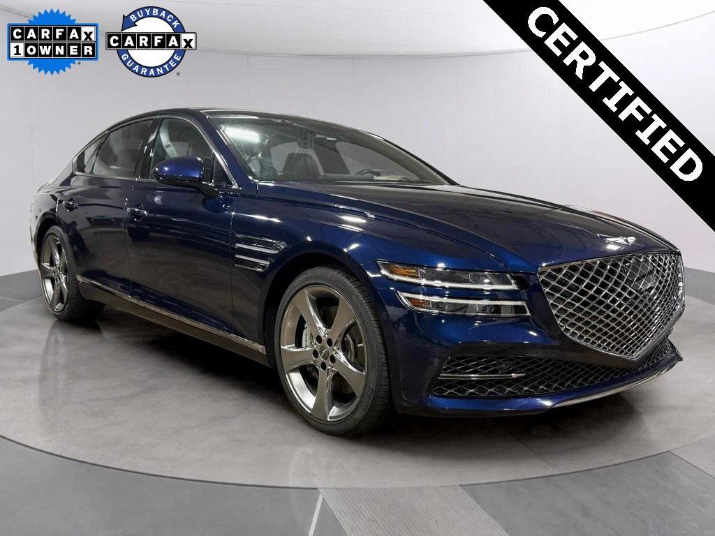 used 2021 Genesis G80 car, priced at $35,499