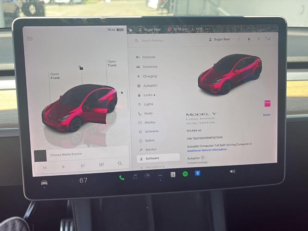 used 2022 Tesla Model Y car, priced at $23,480