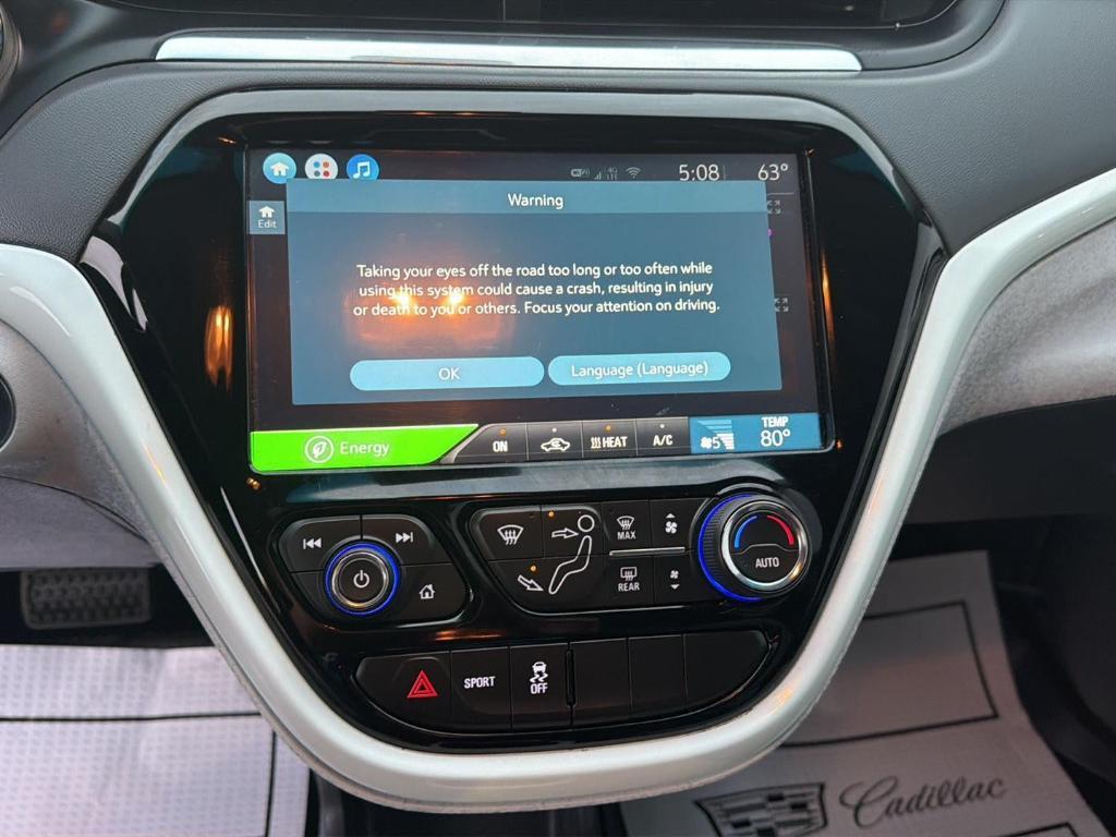 used 2021 Chevrolet Bolt EV car, priced at $10,980