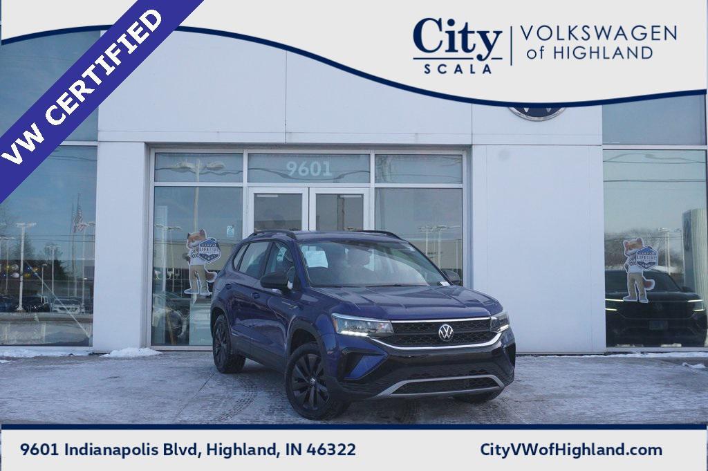 used 2024 Volkswagen Taos car, priced at $18,790