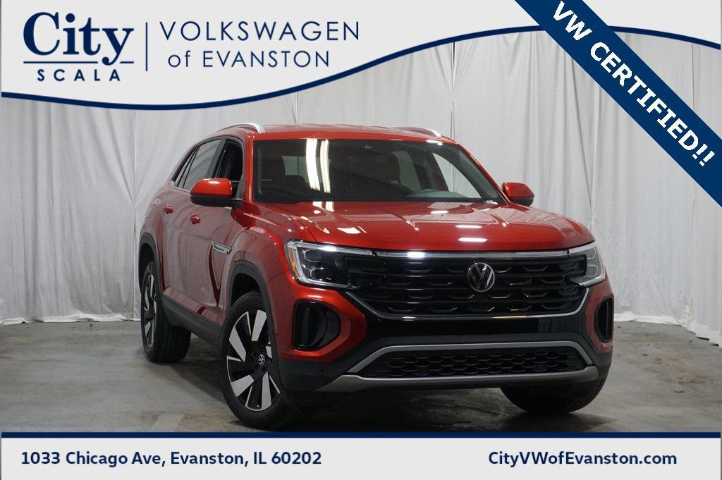 used 2024 Volkswagen Atlas Cross Sport car, priced at $31,400