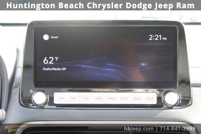 used 2022 Hyundai Kona EV car, priced at $16,200