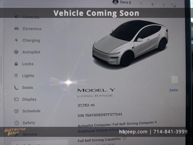 used 2026 Tesla Model Y car, priced at $39,990