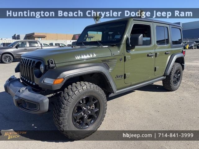 used 2021 Jeep Wrangler Unlimited car, priced at $27,490