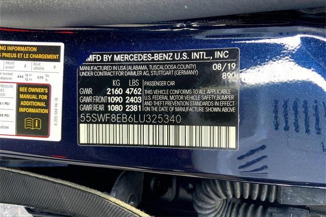 used 2020 Mercedes-Benz C-Class car, priced at $20,755