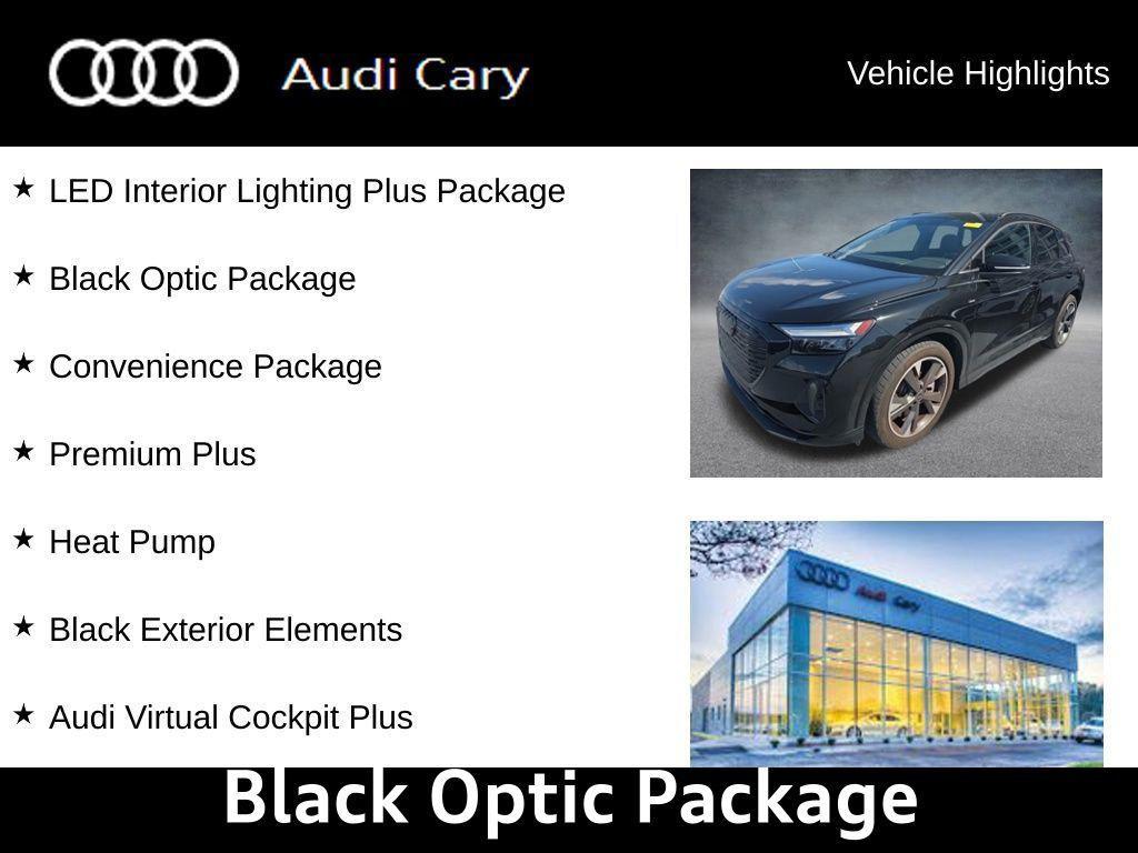 used 2024 Audi Q4 e-tron car, priced at $34,450