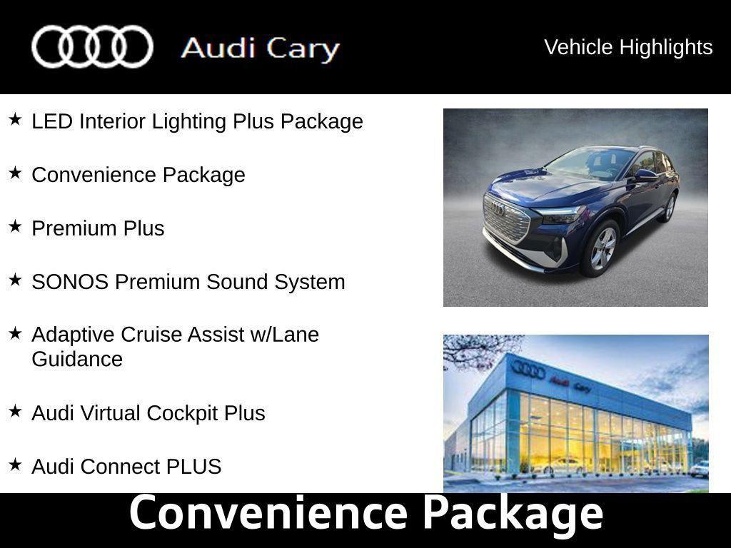 used 2023 Audi Q4 e-tron car, priced at $26,950