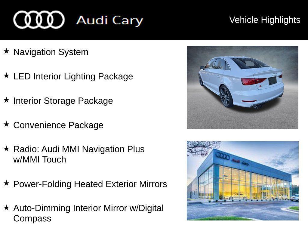 used 2015 Audi S3 car, priced at $14,950