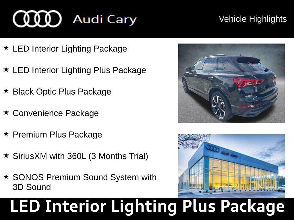 used 2025 Audi Q3 car, priced at $39,950