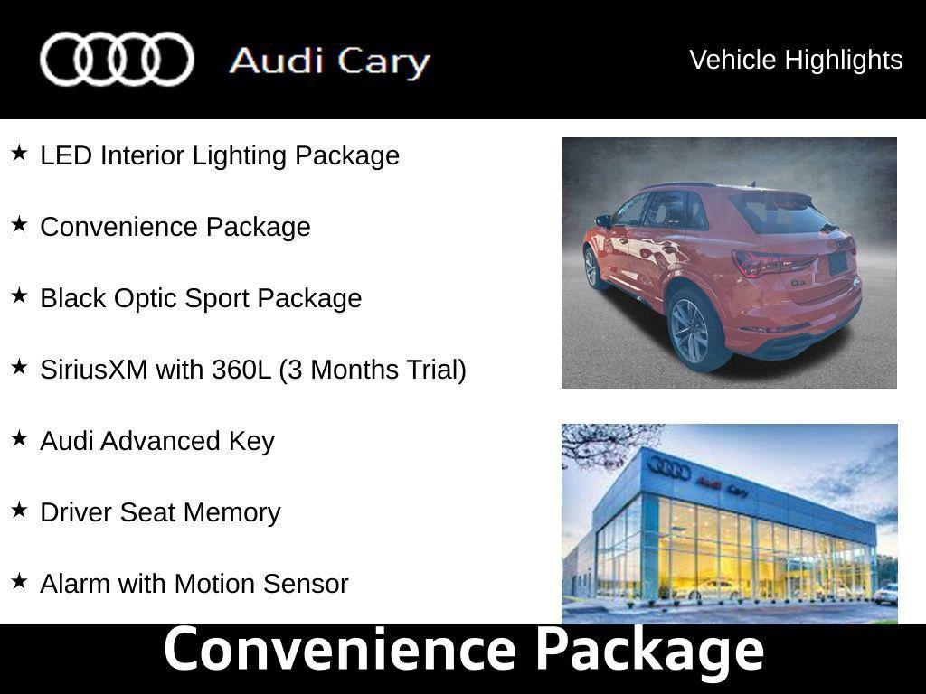 used 2025 Audi Q3 car, priced at $35,950