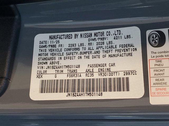 new 2026 Nissan Z car, priced at $45,835